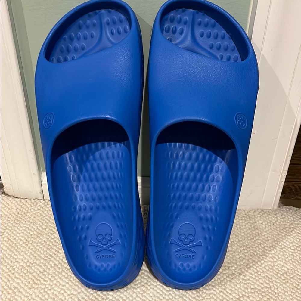G/FORE Blue Slide Sandals men’s size 13